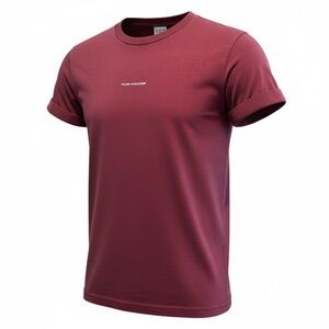 NWT Club Paradise Unisex Maroon Tee Shirt Logo Printed Hip Hop Music - Size XL